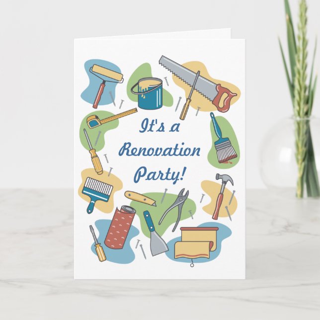 Invitation Rénovation (Devant)