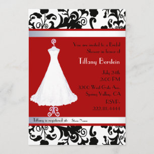 Invitation renversante de Fête de la mariée de