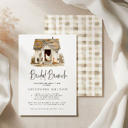 Invitation Repas de mariage champêtre pour la douche de la ma