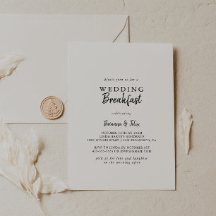 Invitation Repas de Mariage Moderne
