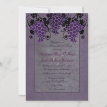 Repas de répétition de mariage vintage Raisins Vio