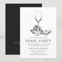 Répétition de fête de perle Fête de style minimal