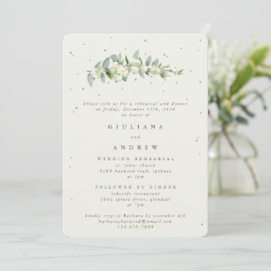 Invitation Répétition de mariage à la neige crémeuse + Eucaly