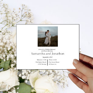 Invitation Répétition photo minimaliste moderne