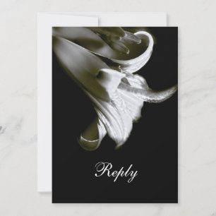 Invitation Réponse de mariage Elegant Lily