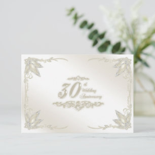 Invitation Réponse pour les 30 ans de mariage