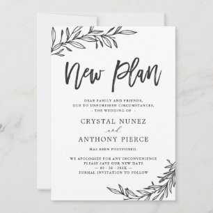 Invitation Report de mariage Nouveau plan Sauvegarder notre n