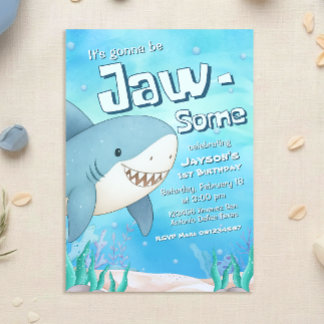 Invitation Requin génial