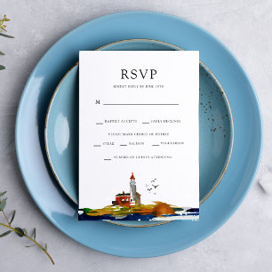 Invitation Réservation pour "By The Sea" avec options d'entré