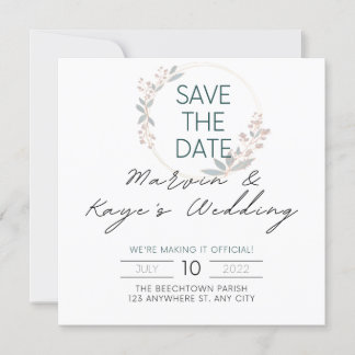 INVITATION RÉSERVER LA DATE || MEILLEURE OFFRE || CARTON D'IN