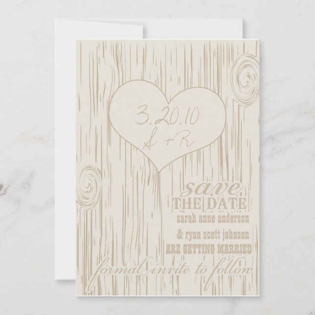 Invitation Réservez la Date (Devant)