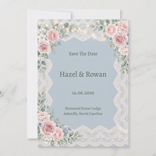 Invitation réservez la date (Devant)