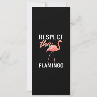 Invitation Respectez Le Flamant Rose | Amateur de Flamants Ro