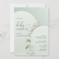 Ressort boho floral brun vert arché