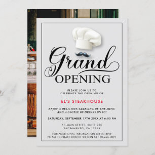 Invitation Restaurant Moderne