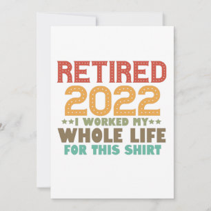 Invitation Retired 2022