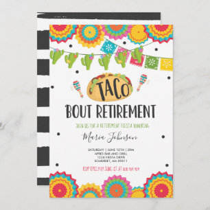 Invitation Retirement Party Taco Bout Retirement