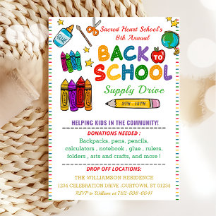 Invitation Retour À La Fête De L'École