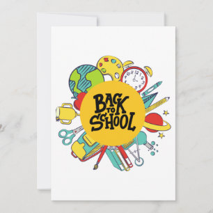 Invitation Retour à la journée scolaire Drôle cadeaux cadeaux