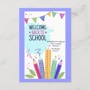 Invitation Retour à l'école