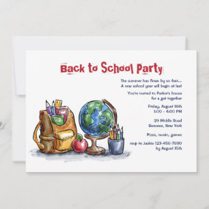 Invitation Retour à l'invitation de la fête du jour de l'écol