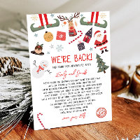 Retour Elfes Arrivée Lettre Bonjour Noël