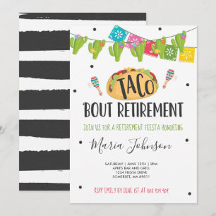 Invitation Retraite d'accès de taco de partie de retraite