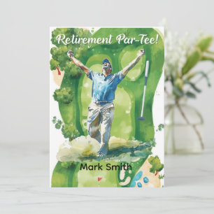 Invitation RETRAITE DE GOLF Retire, Relax & ParTee pour golfe