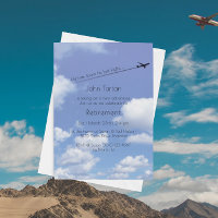 Retraite de pilote unique ou fête d'anniversaire