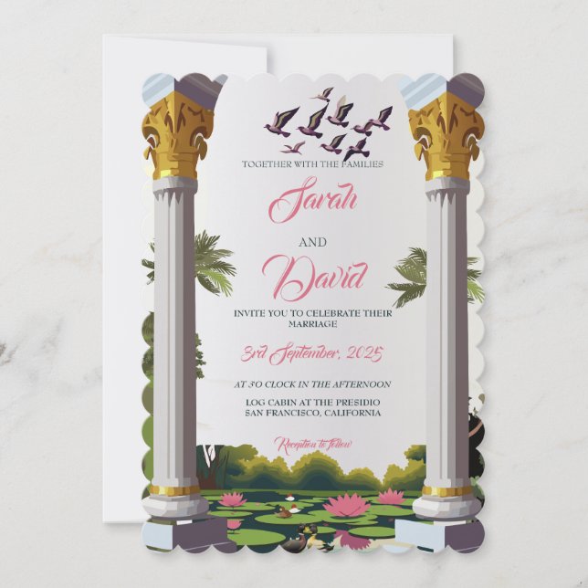 Invitation Retraite de Wedding Invite_regal (Devant)