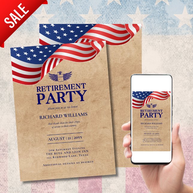 Invitation RETRAITE DU COLONEL ARGENT Aigle (Créateur téléchargé)