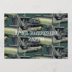 INVITATION RETRAITE D'UN INGÉNIEUR D'EXPLOITATION DE BULLDOZE