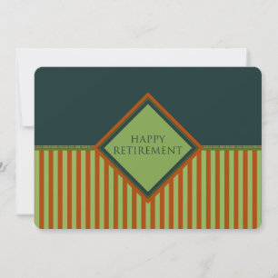 Invitation retraite heureuse (diamantStriped)