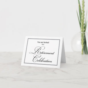Invitation Retraite Party élégant, simple Personnaliser