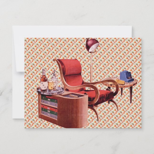 Invitation Retro 1940 Cocktail Party (Devant)