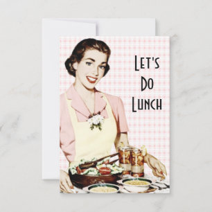 Invitation Retro 1950s Luncheon V2
