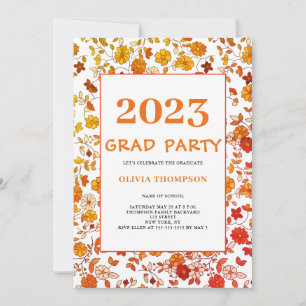Invitation Retro 2023 Graduation Party