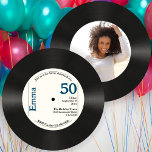 Invitation Retro 50e anniversaire Photo Faux Vinyl Record Mus<br><div class="desc">👉 Célébrez votre anniversaire avec cette vintage soirée de faux vinyle 50e anniversaire invitation photo! Ce design totalement rétro vous fera certainement sourire ! - Cliquez simplement pour personnaliser ce design 🔥 Mes promesses - C'est unique - conçu par moi! - Il est conçu avec vous en tête 🙏 Merci...</div>