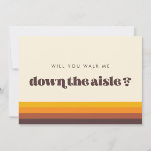 Invitation Rétro 60s Tu me fais marcher sur la proposition de