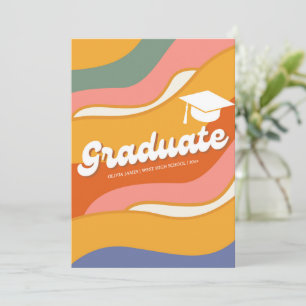 Invitation Retro 700 graduation photo