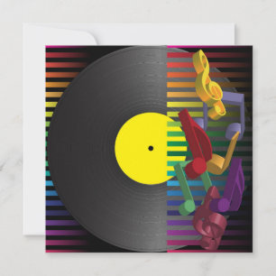 Invitation Rétro arrière - plan de partie