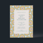 Invitation Retro Boho Mandala Floral Pastel 50e Anniversaire<br><div class="desc">Retro Boho Mandala Floral Pastel 50th Birthday Invitation - tout le texte est modifiable afin que ce modèle puisse être utilisé pour n'importe quel âge.</div>