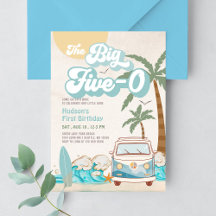 Retro Boy The Big Five-0 Surfing 50e anniversaire