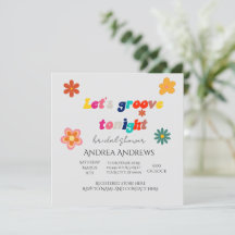 Invitation Retro Bridal Shower