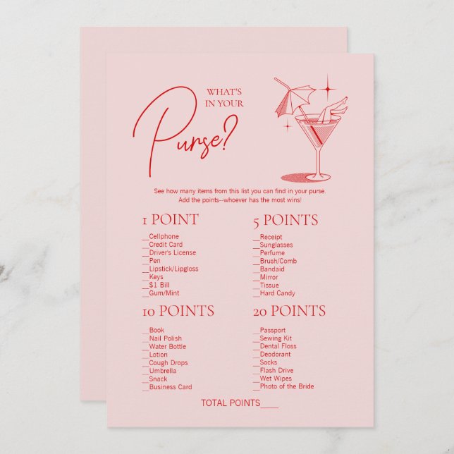 Invitation Rétro Cocktail Bachelorette Quoi de neuf dans votr (Devant / Derrière)