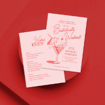 Rétro Cocktail Bachelorette Week-end Itinéraire