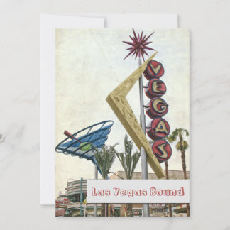Invitation Retro Las Vegas Nevada élégant Vegas Strip