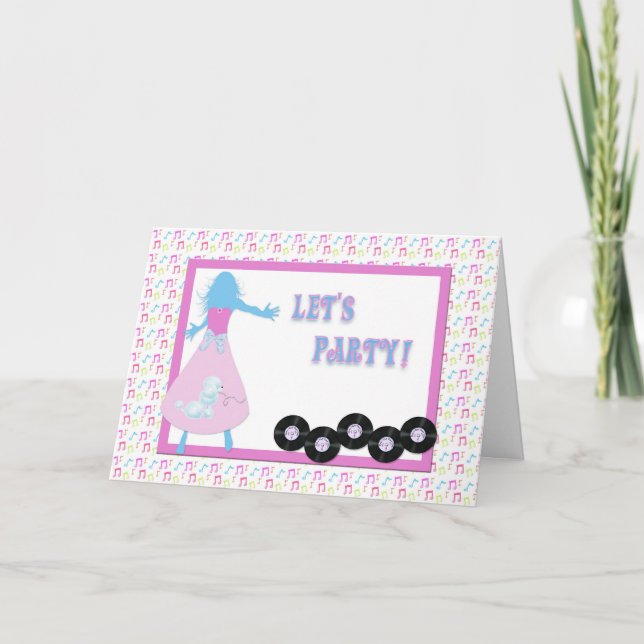 Invitation Retro Party (Devant)