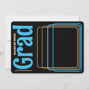 Invitation Retro Photo Graduation