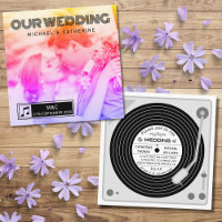 Retro Photo Vinyl Record Music Player Mariage